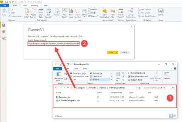 PowerBI Template for Exported Planner Plans - Applepark